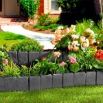 Garden King Zahradní plastový obrubník s imitací kamene 10 ks, 25 x 23 x 13 cm 2 sady – Hledejceny.cz