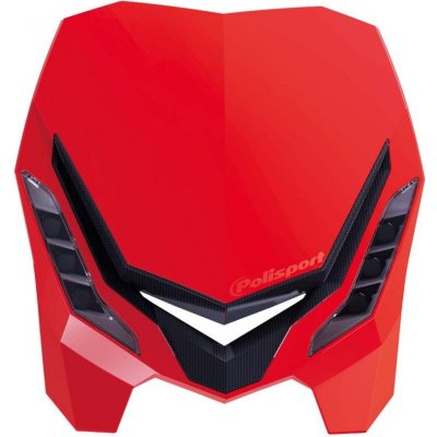 POLISPORT světlomet přední model E-BLAZE LED (žárovka LED) barva červená | Zboží Auto