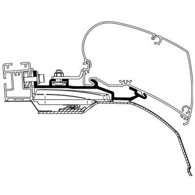 Kit adaptérů pro Fiat Ducato H2 na markýzy Thule 6200/6300 varianta L2H2 – Hledejceny.cz