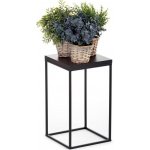 HowHomely Stojan na květiny BASICLOFT 40x24 černá DD0181 – Sleviste.cz