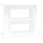 Shumee stojan kompozitní dřevo bílý 80 x 35 x 60 cm – Zboží Dáma