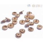 Plastové KAM nýtky béžové – Zboží Dáma