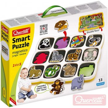 Quercetti Smart puzzle magnetico Jungla plus Savana 0232