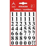 Samolepky Čísla 0 9 14 mm 2 archy – Zboží Mobilmania