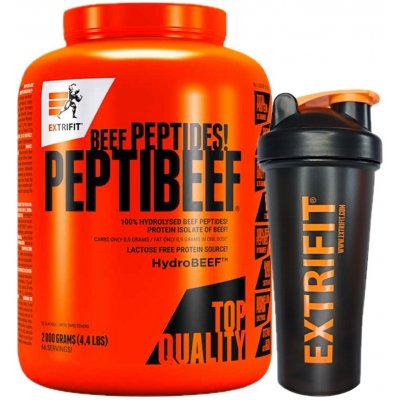 AKCE Extrifit Peptibeef 2000 g + ZDARMA Šejkr 600 ml – Zboží Mobilmania