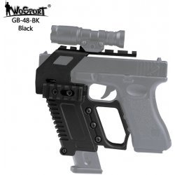 Wosport Taktický KIT GB-48 s RIS pro náhradní zásobník pro Glock 17/18/19 černý