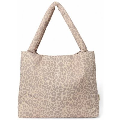 Studio Noos Taška Mom Puffy Cream Leopard – Zboží Mobilmania