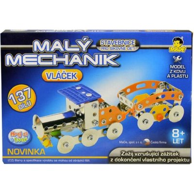 MADE Malý mechanik Vláček 137 ks