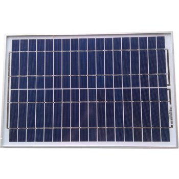 TPS Poly 20W 12V solární Polykristalický panel 20W s napájecím kabelem s krokosvorkami Vmp 17,6V