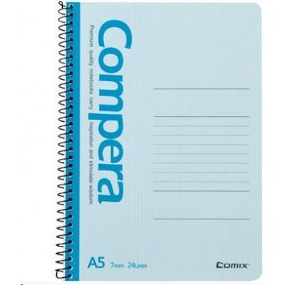 Comix Compera CSA5507 poznámkový blok zelená A5 – Zboží Dáma