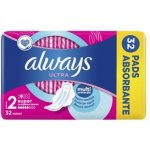 Always Ultra Hygienické Vložky Super V2 s křidélky 32 ks – Zboží Dáma