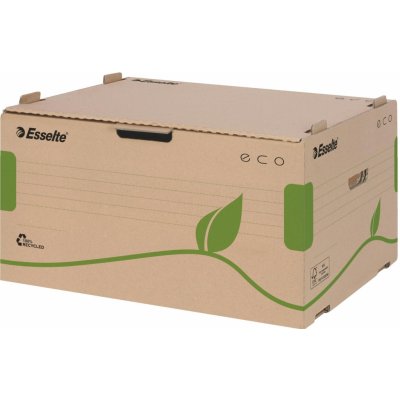 Esselte Archivační krabice ECO - hnědá, otvírání zpředu, 43,9 x 25,9 x 34 cm – Zboží Mobilmania