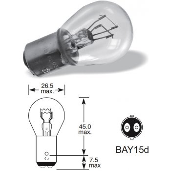 Osram Standard P21/5W BAY15d 24V 21/5W 10ks