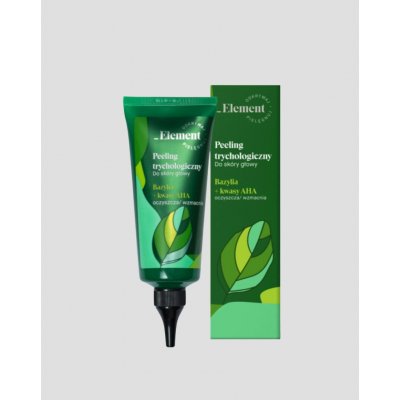 Element Trichologický peeling na pokožku hlavy bazalka, AHA kyseliny 100 ml – Hledejceny.cz