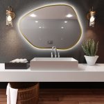 Baltica Design Bright Stain 50x36 cm zlatá 5904107919041 – Hledejceny.cz