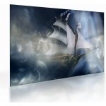 Skleněný obraz - Loď duchů, jednodílný 70x50 cm na skle – Hledejceny.cz