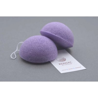 Konjac houbička obličejová Fialová – Sleviste.cz
