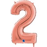 ČÍSLICE ROSE GOLD 2 66 cm 26 – Zboží Dáma