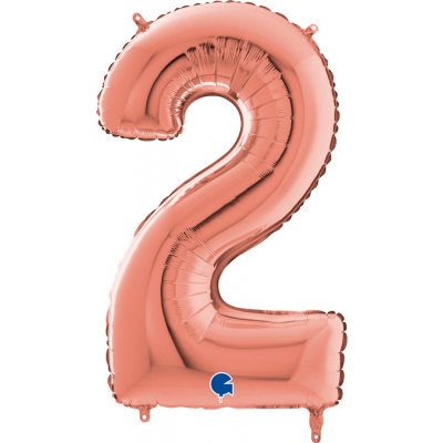 ČÍSLICE ROSE GOLD 2 66 cm 26 – Zboží Dáma