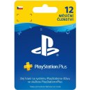 PlayStation Plus 12 měsíců CZ