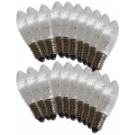 ElektroSkalka Žárovky E-10 48V 3W pro vánoční svícen 5x48V 20ks, čiré (1ks) – Hledejceny.cz