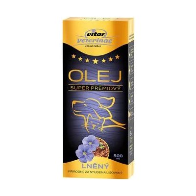 Vitar Veterinae Lněný olej 500 ml 5x – Hledejceny.cz