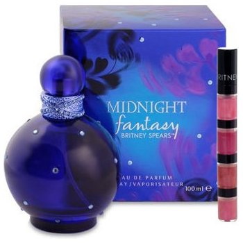 Britney Spears Fantasy Midnight Woman EDP 30 ml + lesk na rty 2,9 ml dárková sada