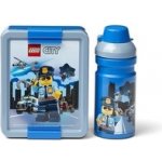 LEGO® City svačinový set (láhev a box) - modrá – Zboží Mobilmania