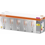 Osram Sada LED žárovek klasik, 6,5 W, 806 lm, teplá bílá, E27, 5 ks LED CLA60 7W/827 230V FIL E27 10X5 – Hledejceny.cz