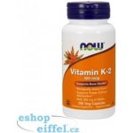 NOW Foods Vitamin K2 jako MK-4 100ug 100 rostlinných kapslí – Hledejceny.cz