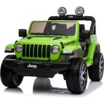 Mamido elektrické autíčko Jeep Wrangler Rubicon 4x4 zelená – Zboží Dáma
