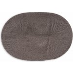 Continenta Prostírání oválné hnědé 45x31 cm – Zboží Dáma
