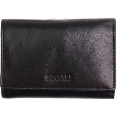 Segali Malá dámská kožená peněženka SG 870 černá