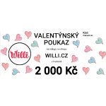 Willi Valentýnský poukaz na nákup v e-shopu willi.cz v hodnotě 2 000 Kč – Zbozi.Blesk.cz