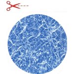 Bazénová fólie ELBE SBG Supra Marble Blue 1,65 x 1 m mramor metráž – Hledejceny.cz