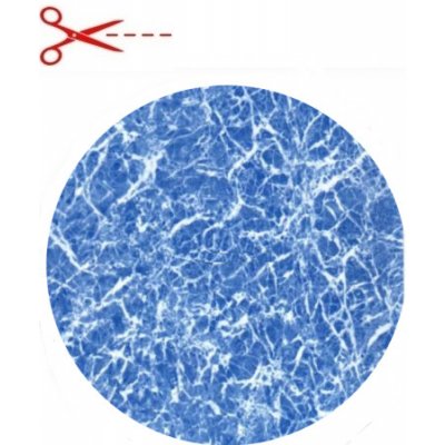 Bazénová fólie ELBE SBG Supra Marble Blue 1,65 x 1 m mramor metráž – Hledejceny.cz