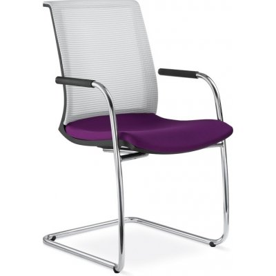 LD Seating konferenční židle Lyra Net 203-KZ-N4, kostra chrom – Zboží Mobilmania