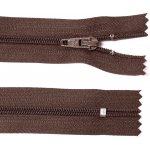 Spirálový zip no.3 nerozepínací 40cm - více barev color: 703 hnědá – Hledejceny.cz