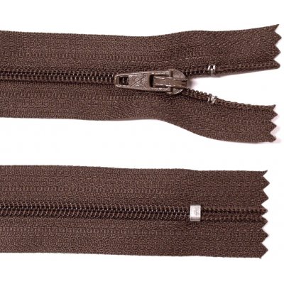 Spirálový zip no.3 nerozepínací 40cm - více barev color: 703 hnědá – Hledejceny.cz