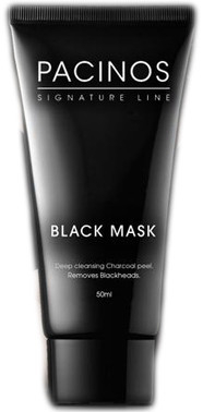 Pacinos Black mask černá slupovací maska na obličej 50 ml od 489 Kč -  Heureka.cz