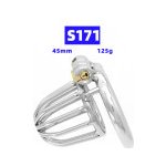 bdsm bondage shop BDSM nerezový mini pás cudnosti pro muže Škrtící kroužek 45 mm – Sleviste.cz