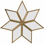 Ib Laursen Dekorativní skleněný tác Star Shaped, zlatá barva, sklo, kov – Hledejceny.cz