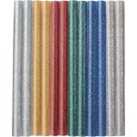 Extol Craft tyčinky tavné, mix barev se třpytem (glitter), pr.7,2x100mm, 12ks 9910 – Hledejceny.cz