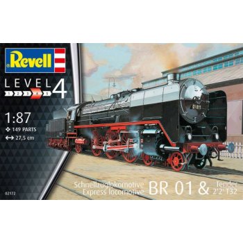 Revell Schnellzuglok BR01 mit Tender 22T32 02172 1:87