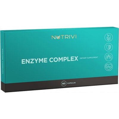 Nutrivi Enzyme Complex bromelin 60 kapslí – Hledejceny.cz