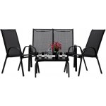 Pro-Tech shop Zahradní nábytek s stolkem – černý 62186 NEO6397 – Hledejceny.cz