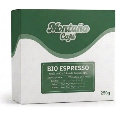 Montaña Café Bio Espresso zrnková 250 g – Hledejceny.cz
