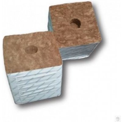 Agra-Wool Starting Block 75 x 75 x 65 mm pěstební kostka s malou dírou – Zboží Dáma