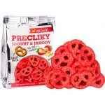 Mixit Preclíky jogurt bílá čokoláda jahody 70 g – Sleviste.cz