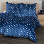 4Home povlečení mikroflanel Stars modrá 140x200 70x90 – Zboží Dáma